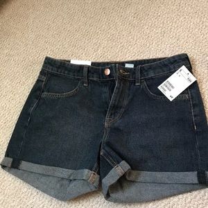 Denim shorts